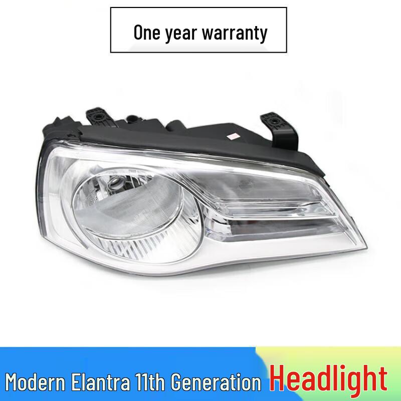 

Elantra Headlight Assembly for 2011-2015 Models - Low and High Beam Driver s side - Left (Brand Factory)