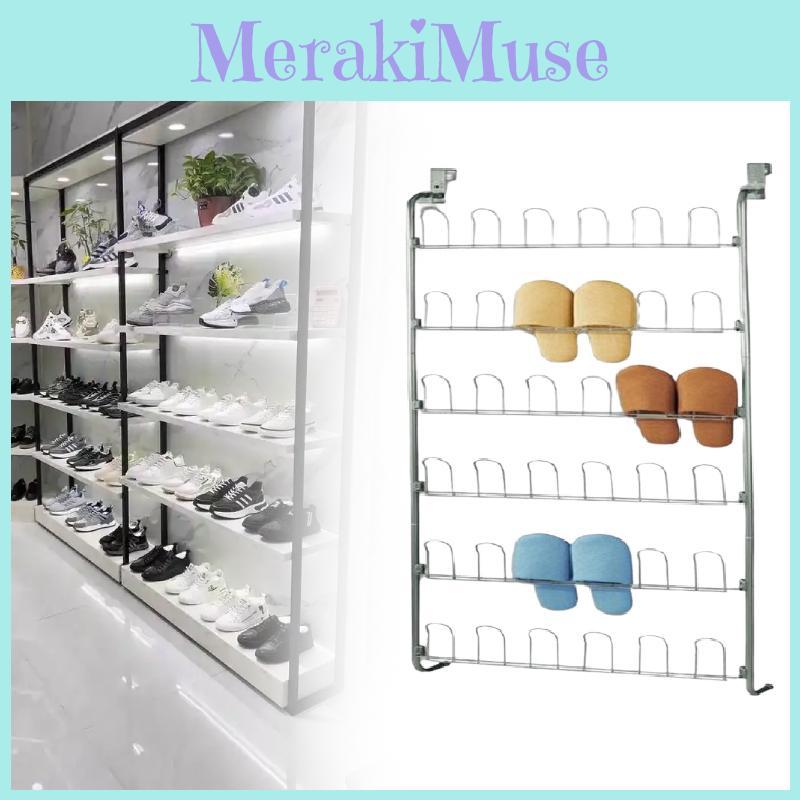 Modernes Metallschuhregal für Zuhause und Wohnheim mit mehrschichtigem Aufbewahrungsorganisator