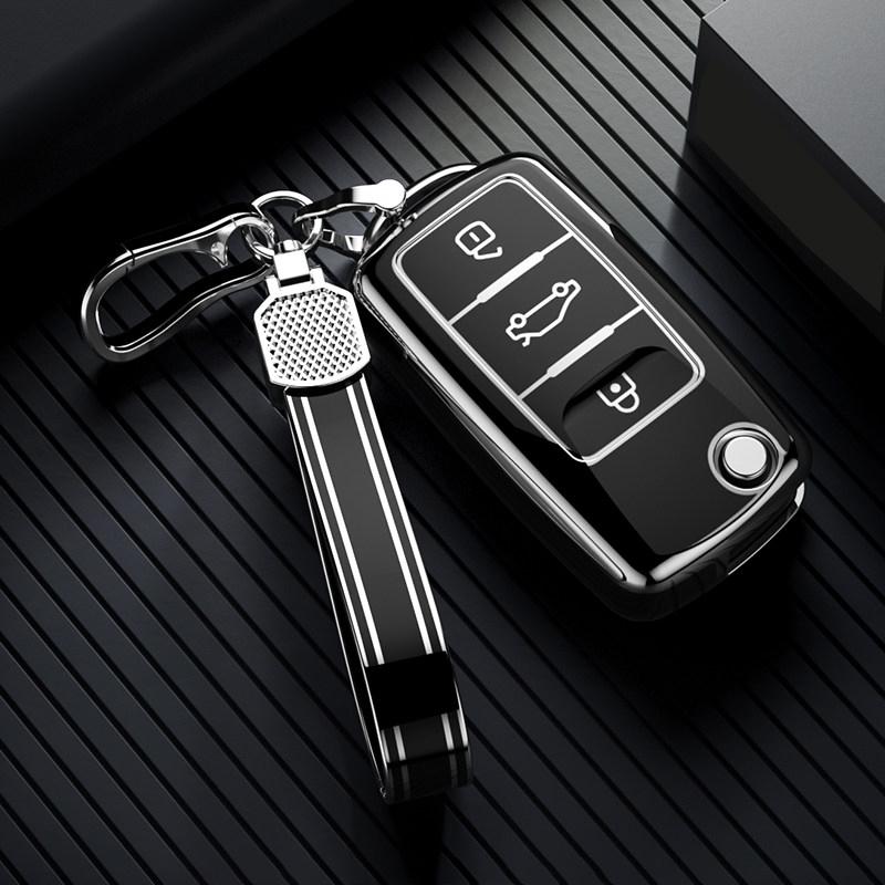 TPU Protector Shell Fob for Volkswagen VW Tiguan Polo Golf MK5 6 Passat Lavida Skoda Octavia Car Smart Key Cover Case Zr9