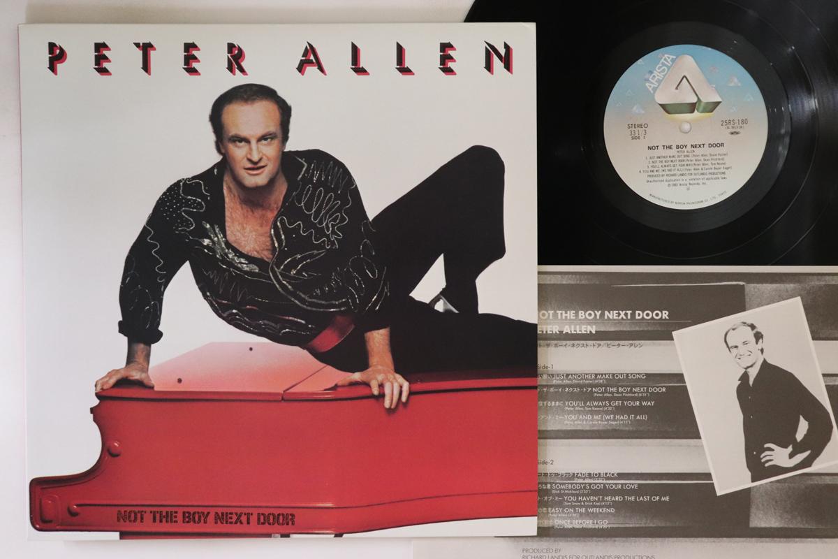 

Виниловая пластинка PETER ALLEN Not The Boy Next Door 25RS180 ARISTA 1983 Япония Поп Б/у