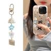 Artistic Resin Kite Keychain With Wind Chime Keyring With Swinging Ornament Handmade Camera Strap Accessory