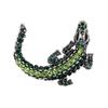 Alloy Brooch Sparkling Rhinestones Inlaid Animal Design Collar Pin Non-Fading Bright Drip Technology Clothing Pin Wedding Christmas Accessories
