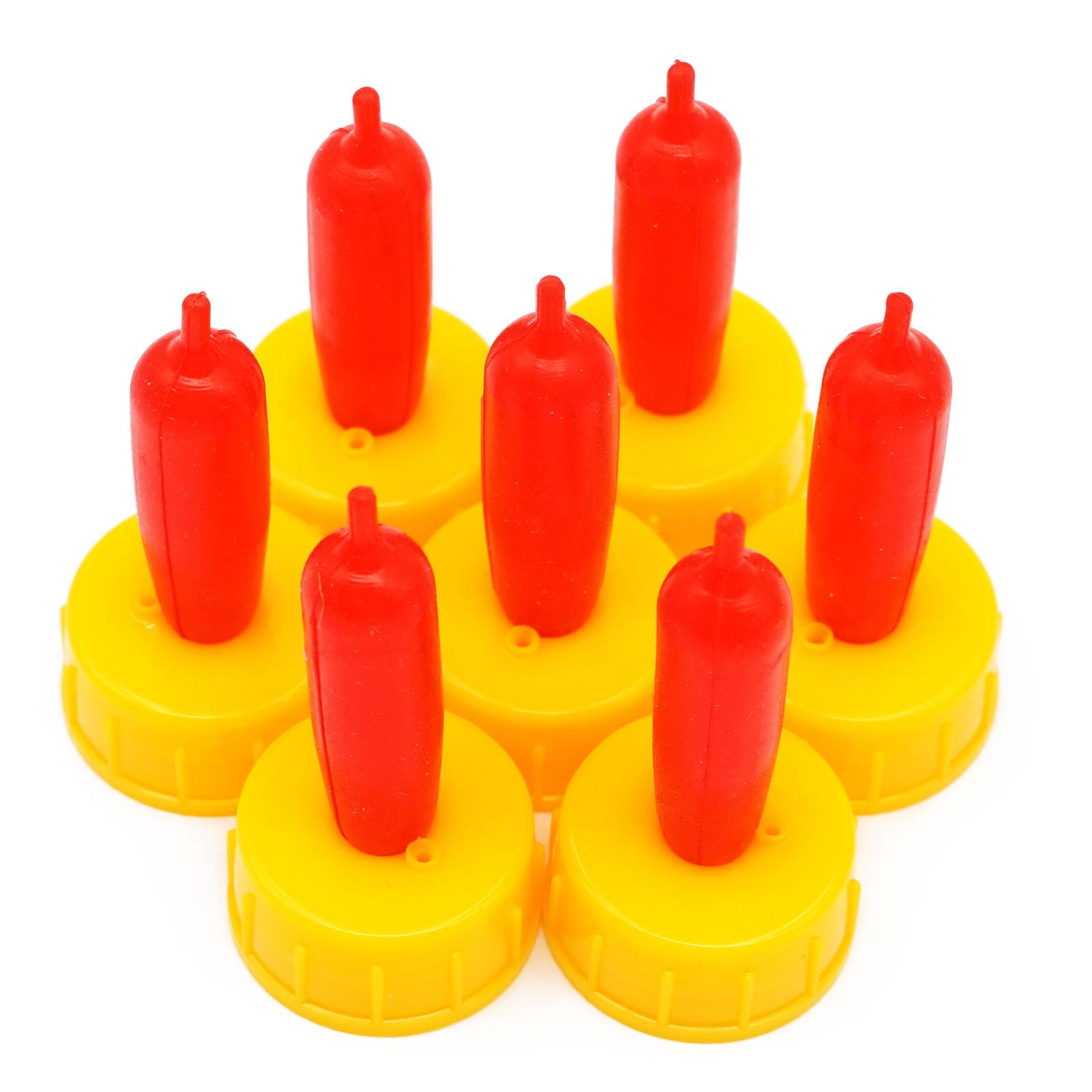 

5Pcs Lamb Puppy Nipple Plastic Connect with Sprite Coke Bottle Milk Drink Soft Rubber Pacifier Teat Feed Orphaned Pup червоний