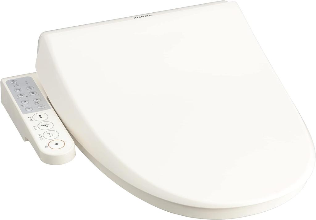 Toshiba Warm Water Wash Toilet Seat Clean Wash Stainless Steel Nozzle Auto Deodorizer Pastel Ivory SCS-T161