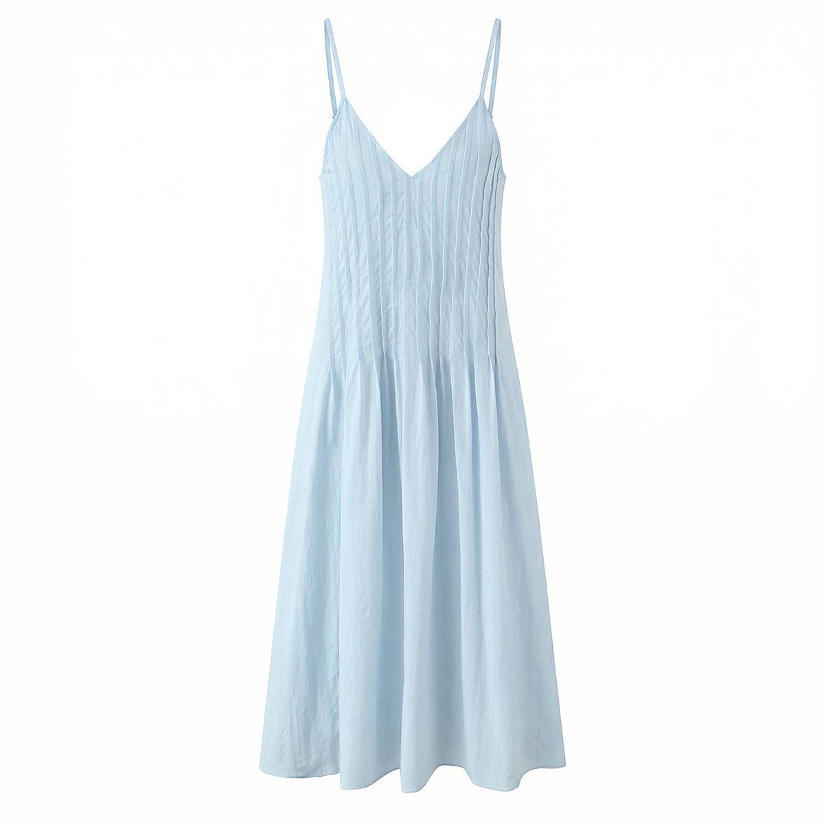 European and American style, new women s clothing, foreign style classic simple wear suspender dress mopping skirt S