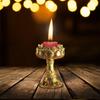 Candle Holder Buddhist Tealight Candle Holder for Living Room Tabletop Decor