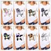 Divertida Dab Camiseta Baile Unicornio Perro Gato Oso Dabbing Tshirt Tee