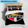 3pcs Paulo Fc Emblem Printed Bedding Set Duvet Cover Closure Includes 1 Duvet Cover & 2 Pillowcases Bedding Sets Home Decor Gifts