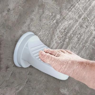 Shower Foot Rest, Bathroom Suction Foot Pedal Pad, Non-Slip Suction Cup Shower Foot Rest Stool For Bathing, Removable No-Punch Foot Pedal Pad