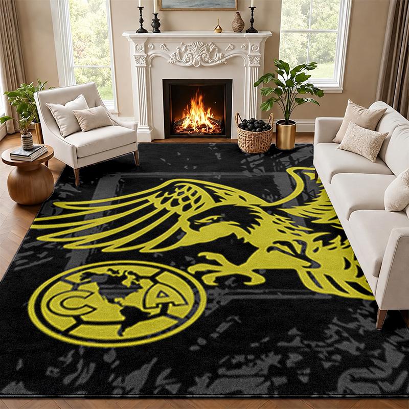 Club America Carpet Door Mat for Living Room or Bedroom Protective Mat Under Chair Office Decoration Christmas Gift Birthday Present