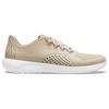 Crocs Literide Comfortable Versatile Sports Casual Non-Slip Breathable Low-Top Running Shoes Men Sneaker Brown Beige 204967-2ZB