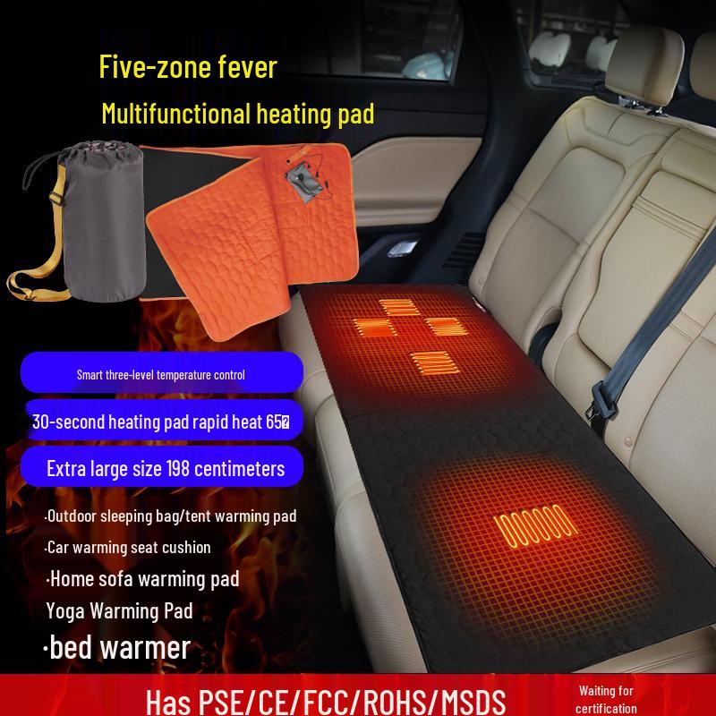 Tragbare USB-Heizmatte für Schlafsäcke für Wintercamping und den Heimgebrauch