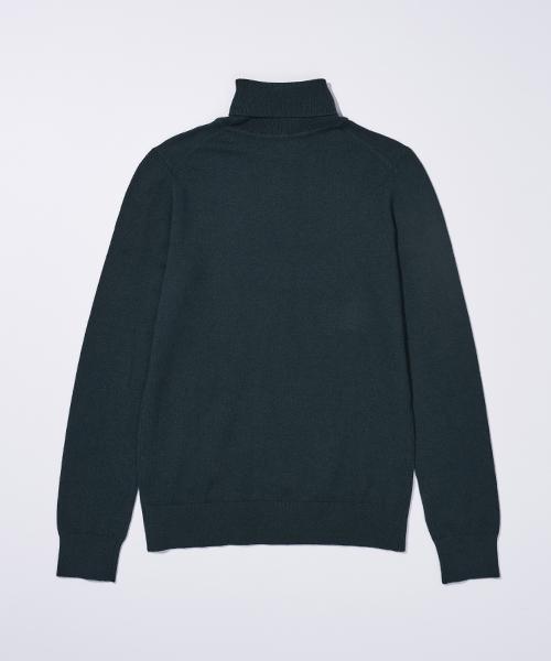 210EDIT Men'S Cashmere Blended Turtleneck Knit [Dark Green]_Zz4Sw012