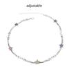 Five-pointed Star Aesthetic Necklace Diamonds Inlay Simple Clavicle Chain Women Girls Wedding Jewelry Birthday Gift