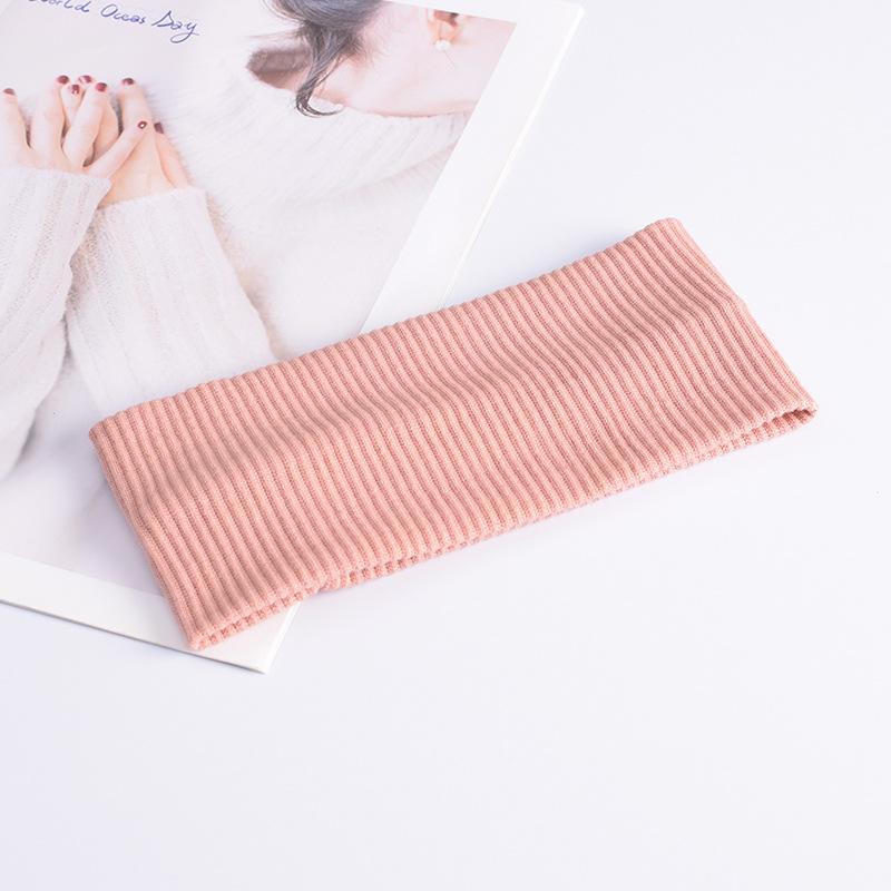 Korean Style Knitted Women's Headband: Versatile, Sweat-Absorbent, Elastic for Sports & Face Washing