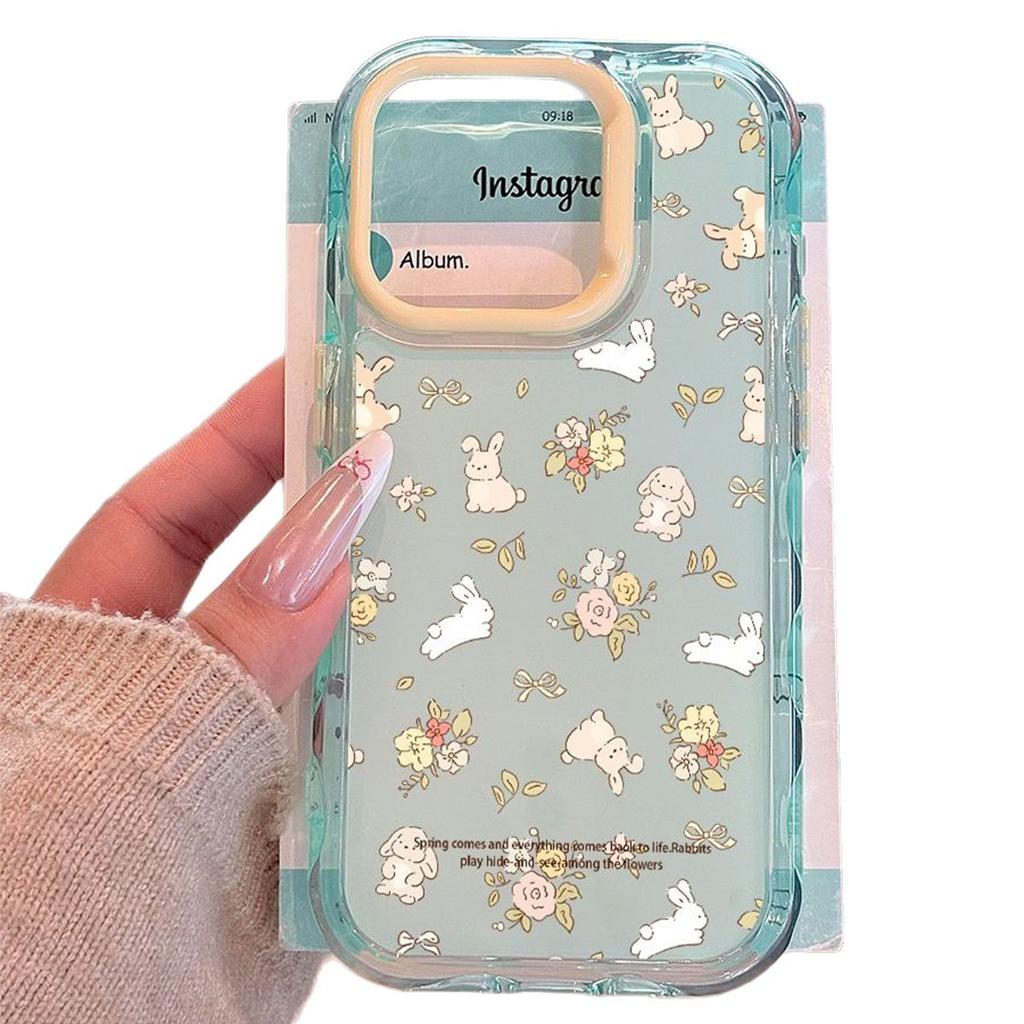 Cartoon Three-in-one Mobile Phone Case That Can Be Magnetically Attracted for IPhone15promax Case for Apple 16p High-end Fashion