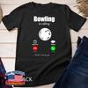 Bowling Strike Alley Pins Spare Bowler Unisex T-Shirt