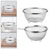 Stainless Steel Strainer Basket Kitchen Accessories Sesame Strainer Portable Stainless Steel Microporous Colander for Fruit