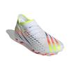 Adidas Predator Edge.3 Round Toe Lace-Up MG (Rubber Short Studs) Artificial Grass Fabric Slip-Resistant Durable Soccer Shoes Men Soccer Shoes GW0956