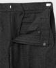 NONBLANK Wool Flannel Semi-Wide Fit Slacks_Dark Grey