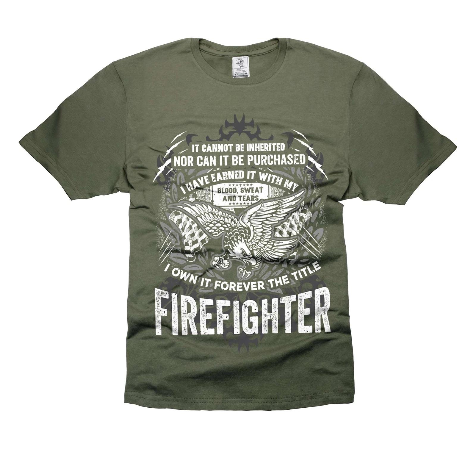Mens Firefighter Patriotic shirt Funny saying t-shirt Firefighter joke shirt XL