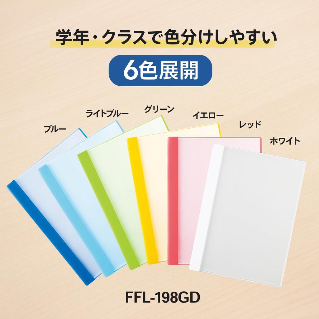 Plus Pocket Report Card Horizontal 10 Pack of x 10 File, File, Insert, Pockets, 10, Blue, FL-198GD, 79-970