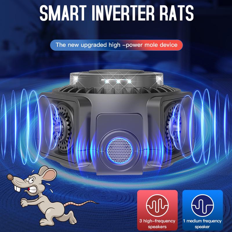 

Новый ультразвуковой отпугиватель 4-в-1: Комар, Крыса, Мышь, Вредитель US чёрный