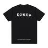 Donda Kanye West T-shirt Nera Girocollo 100% Cotone Pettinato Maglietta Uomo Nuova TEE TSHIRT Top Donna