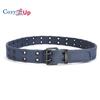 Double-pin Buckle Soft Cotton Double-row Hole Punk Style Personality Men and Women Decorative Wide Belt