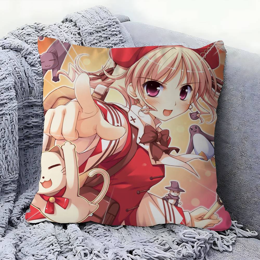Shukufuku No Campanella Anime Cartoon Kissen Geschenke Heim Büro Einrichtung Schlafzimmer Sofa Auto Kissenbezug Hülle 45x45cm