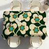 O-Orla Kiely Flower Party Decor Dining Room Home Kitchen Patios Waterproof Stain-Proof Table Cloth