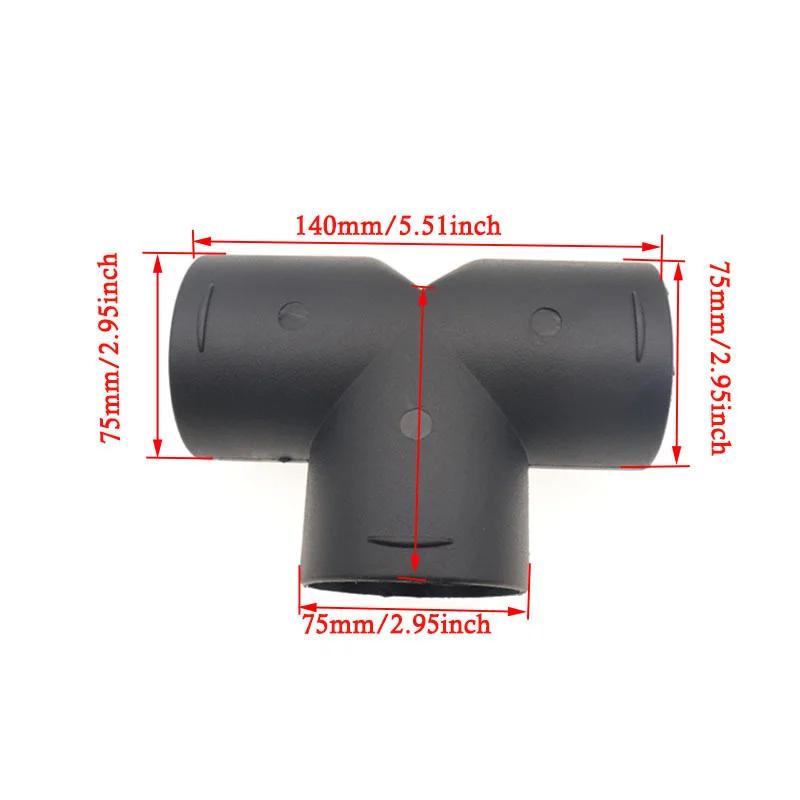 Entlüftungskanal, TLY-Stück, Rohrbogen, Auslass, Auspuffanschluss, Verbindungsstück für Webasto Eberspächer Diesel-Standheizungszubehör