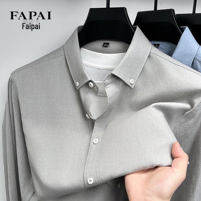 

FAPAI Men s Long-Sleeve Business Shirt XL/52