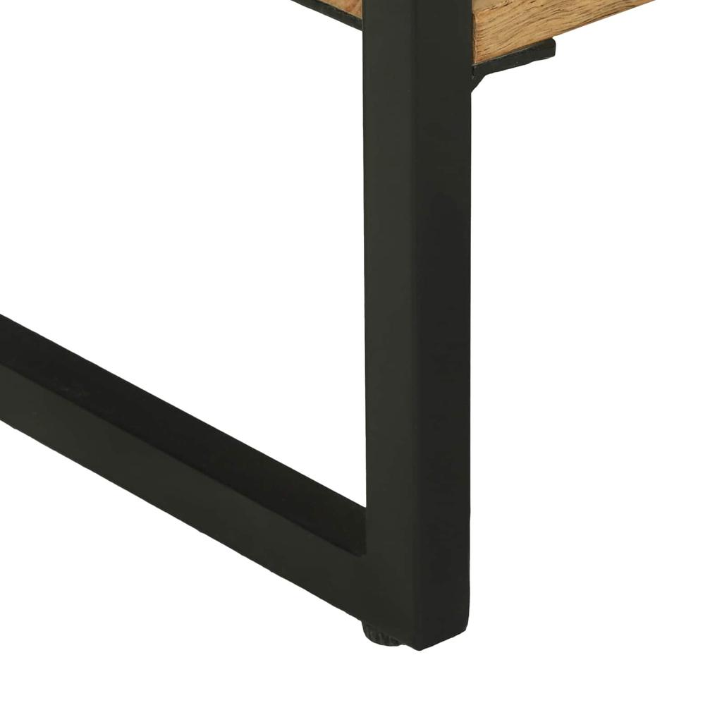 Console Table Brown 90 x 35 x 80 cm Solid Wood Acacia