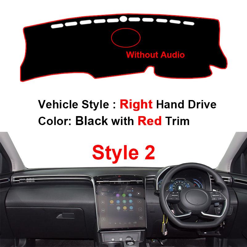 For Hyun dai Tucson NX4 2024 LHD RHD Console Protector Sun-Shade Auto Car Dashboard Cover Dash Mat Carpet Cape