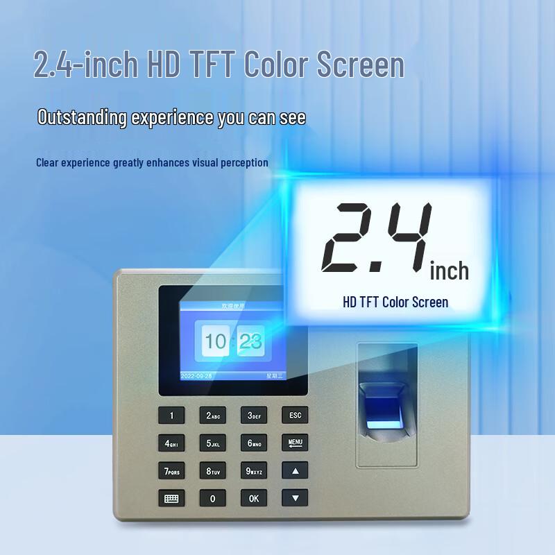 Dongwei Smart Biometric Time Attendance Machine CN Plug (adapter Included)