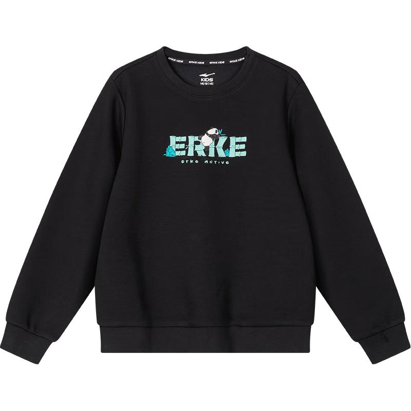 ERKE Kids  Unisex Warm Casual Pullover Sweatshirt 110