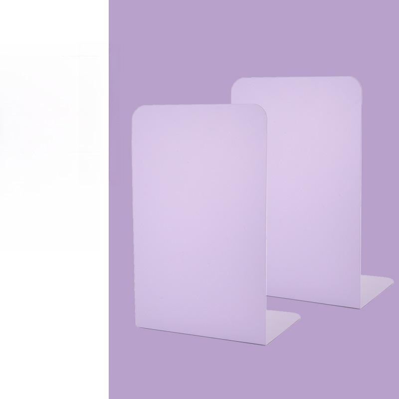 2 Pezzi Semplice Supporto per Libri in Metallo da Scrivania Fermalibri Antiscivolo Organizzatore di Libri per Studenti Fermalibri Grande Spesso Rastrelliera per Conservazione Libri