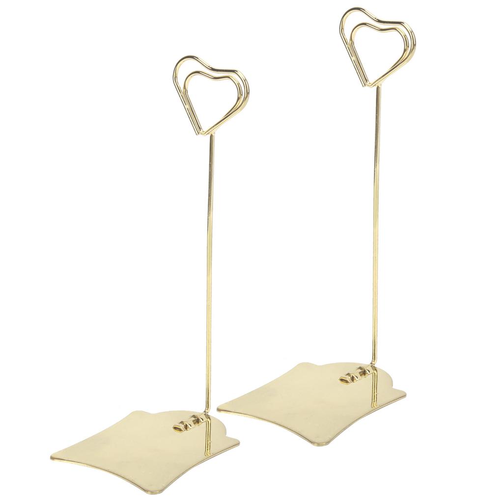 2Pcs Table Number Holder Multipurpose   Name Card Clips for Wedding Party