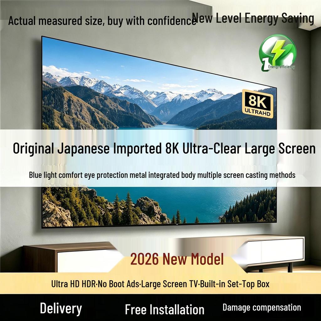 8K Ultra HD Smart Explosion-Proof TVs (43/55/65/75 Inch) for Elderly