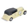 1:32 Classic Car Model Alloy Vintage Toy Open Doors Model Antique Pullback Car Toy Beige