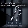 Tongue Scraper for Oral Care, Adult Tongue Coating Cleaner & Brush, Removes Bad Breath