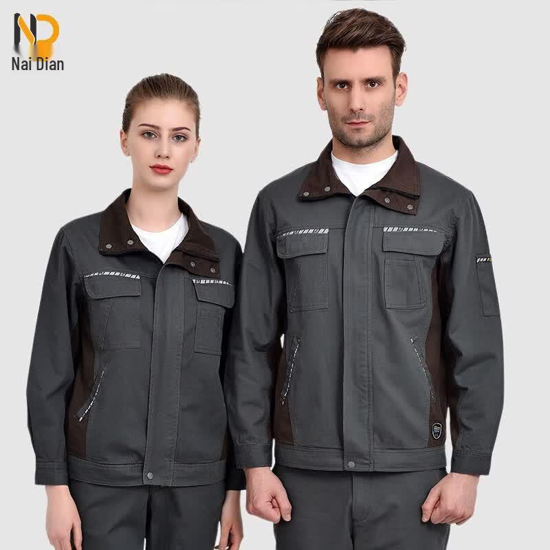 Naidian Pure Cotton Long-Sleeve Workwear Set