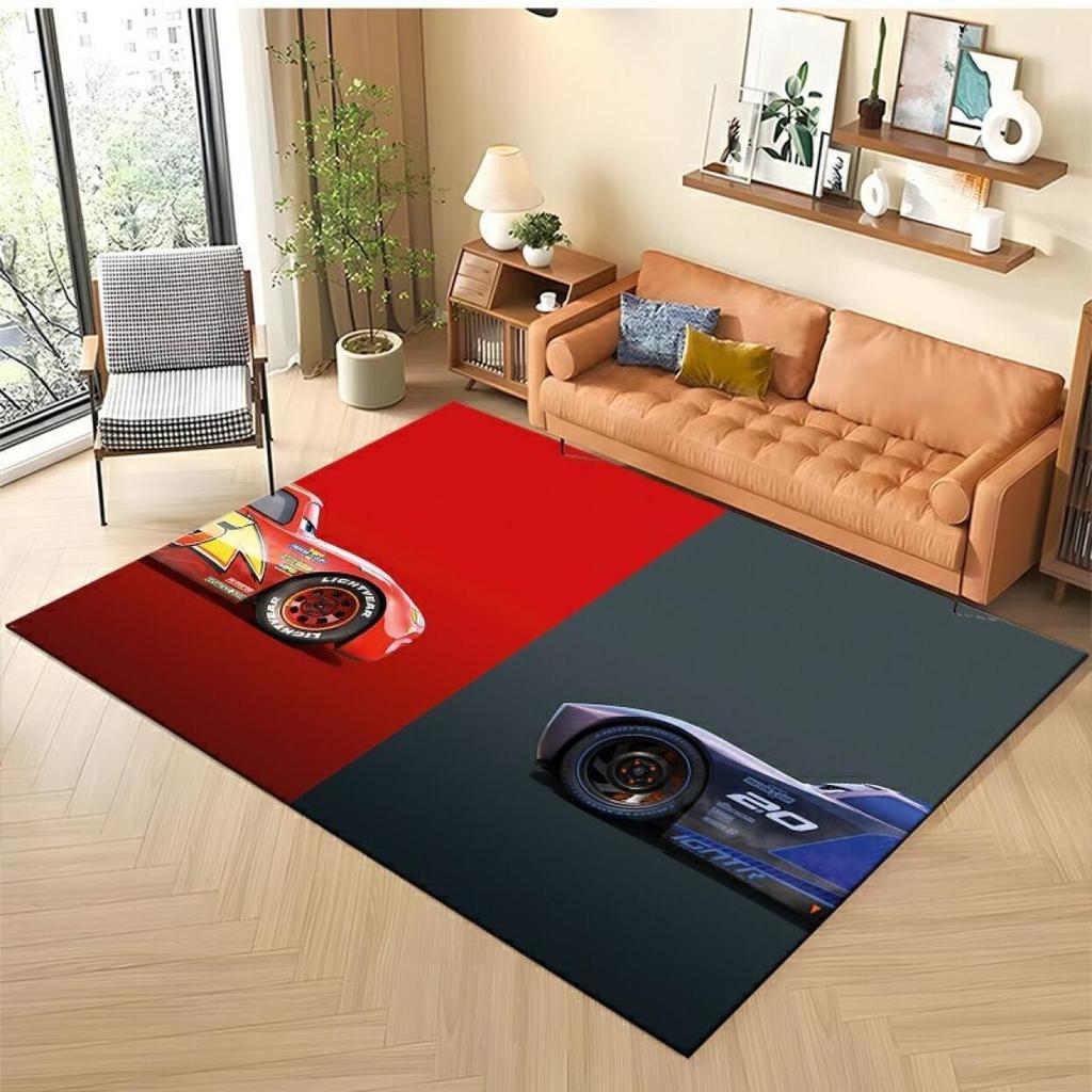 Carpets Home Cartoon Printed Carpet Cars Lightning Mcqueen Large Area Rugs New