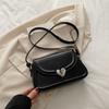 Lock Heart Loving Button Single Shoulder Crossbody Bag Daily Outfits Fashion