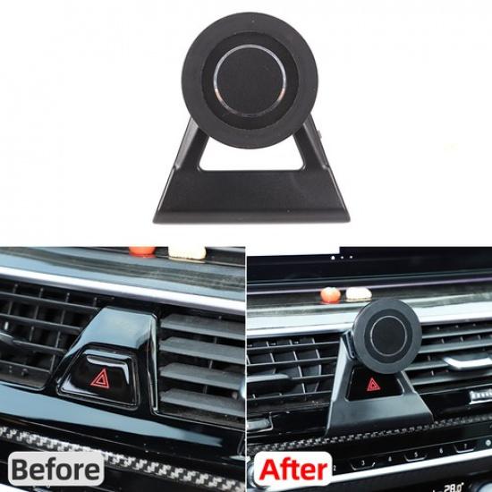 Magnetic Center Console Phone Mount Bracket For BMW 5 6 GT G30 G32 2018-
