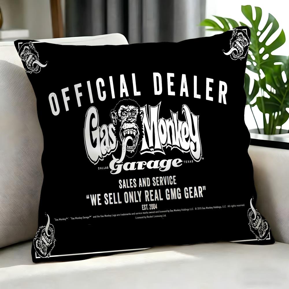 Brand GGas Monkey Garageed Cushion Cover Cushion Cover Set Pcs x x x Pillowcase Decorative Sofa Home Decor