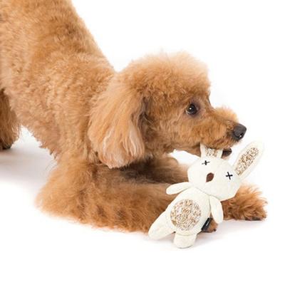 FAD Knitted Plush Toy for Dogs S, Bunny, 1 Piece