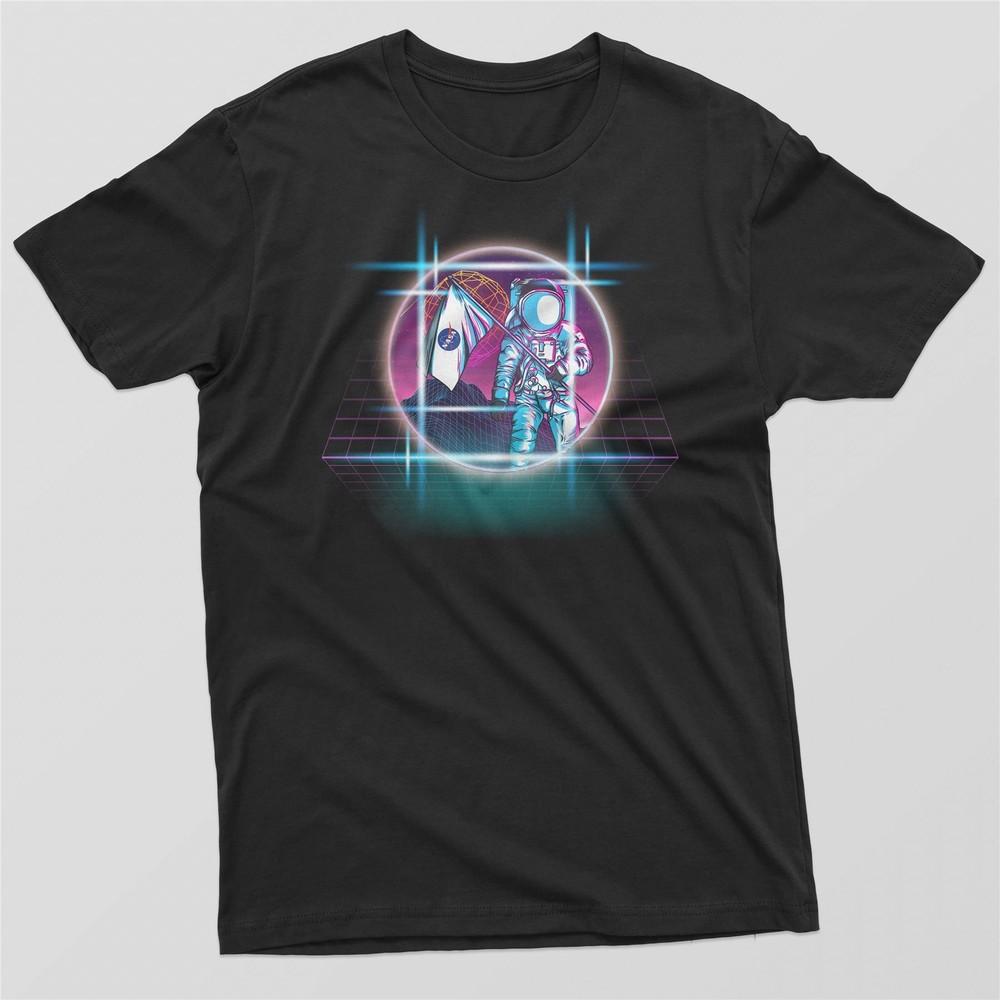 Nasa Astronaut Moon Landing Mens T-Shirt Space Craft Mars Spaceship