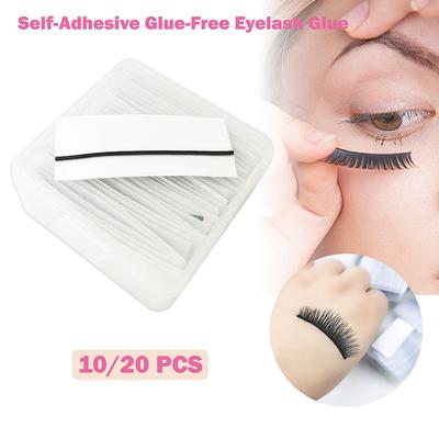 Selbstklebender Jelly Strip, kleberfreier, selbstklebender, wärmeempfindlicher Streifen für künstliche Wimpern